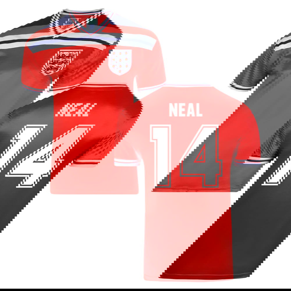 Score Draw England World Cup 1982 Away Shirt (Neal 14)