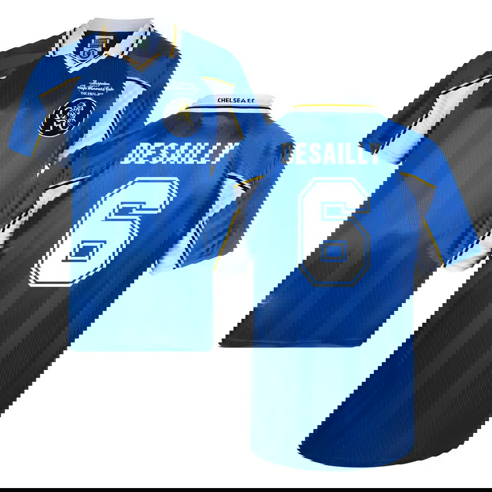 Score Draw Chelsea 1998 Home Shirt (Desailly 6)