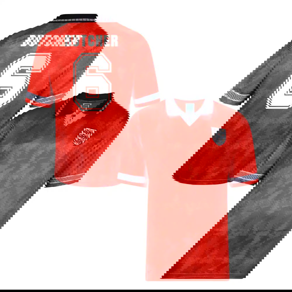 Score Draw England World Cup 1990 Away Shirt (Butcher 6)