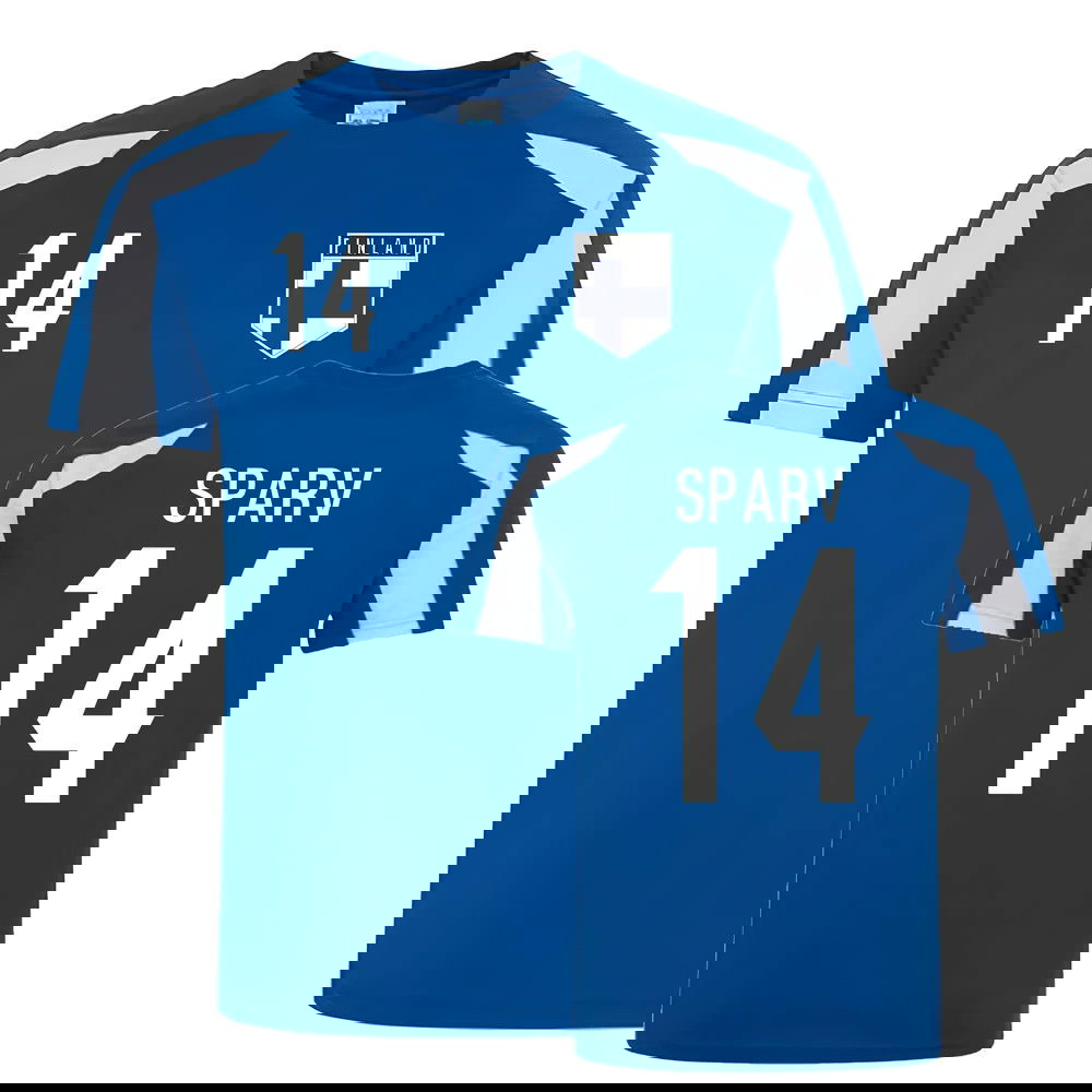 Tim Sparv Finland Sports Training Jersey (Blue-White)