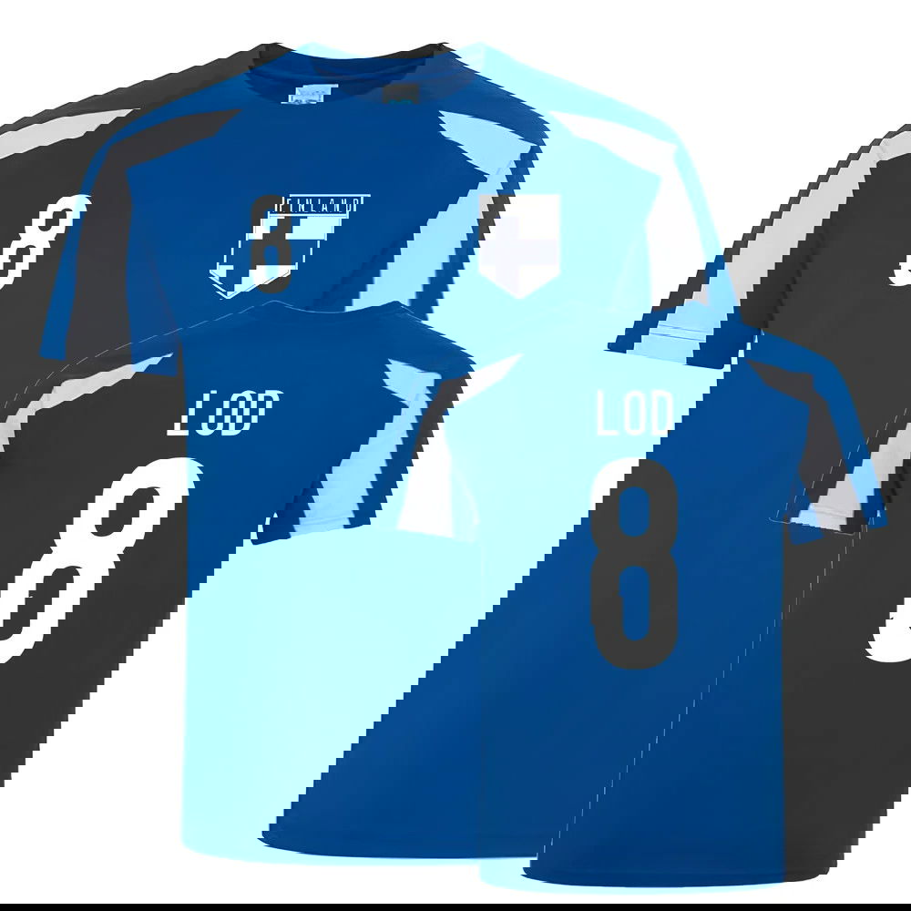 Robin Lod Finland Sports Training Jersey (Blue-White)