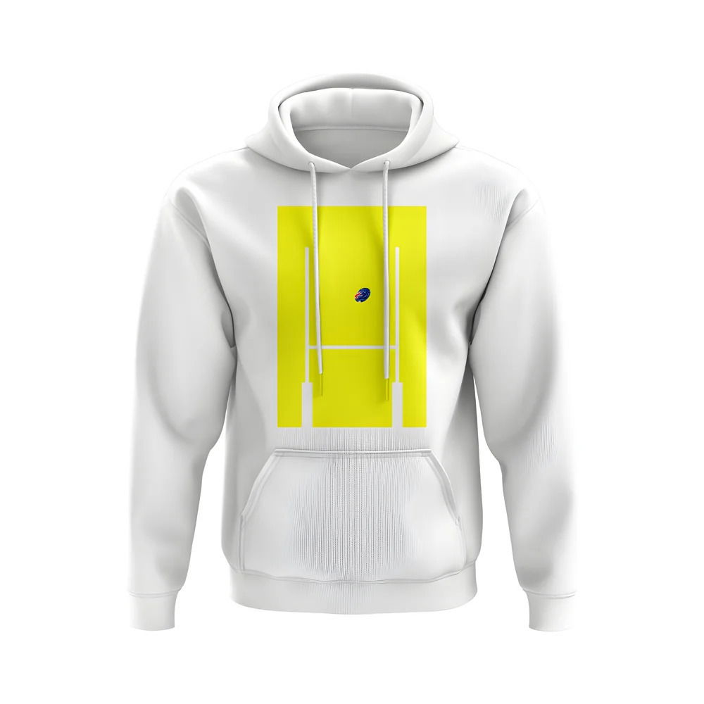 Australia Rugby Posts Hoody (White)