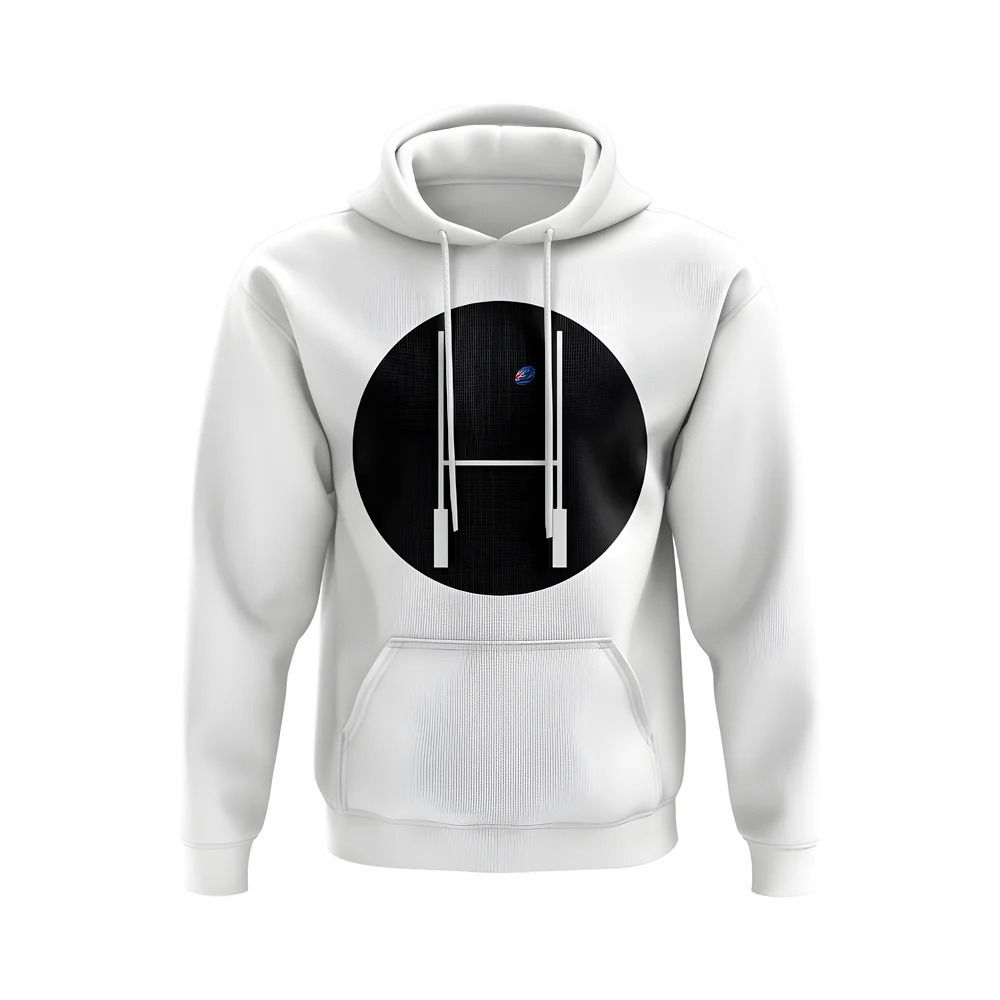New Zealand Rugby Posts Circle Hoody (White)