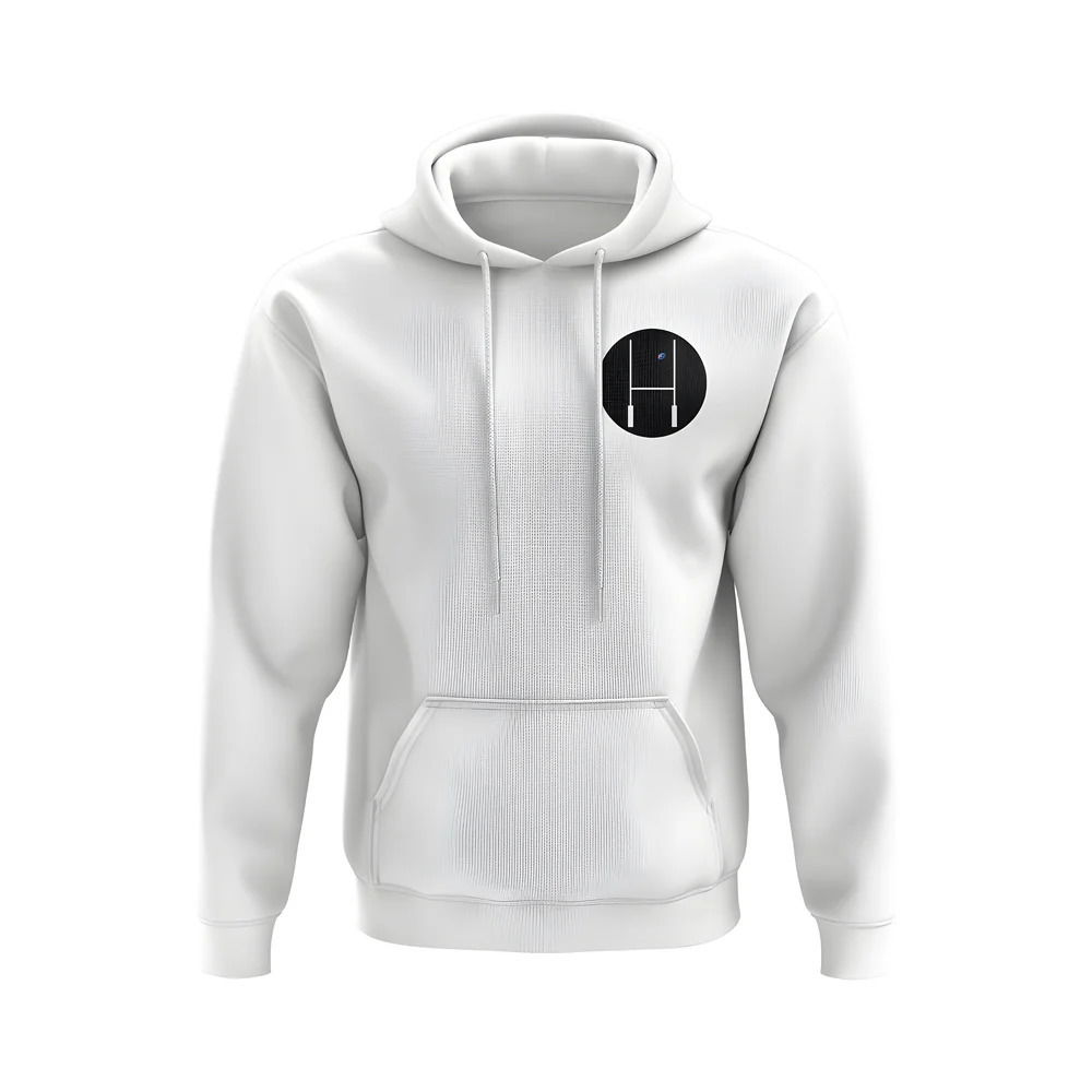 New Zealand Rugby Posts Logo Hoody (White)