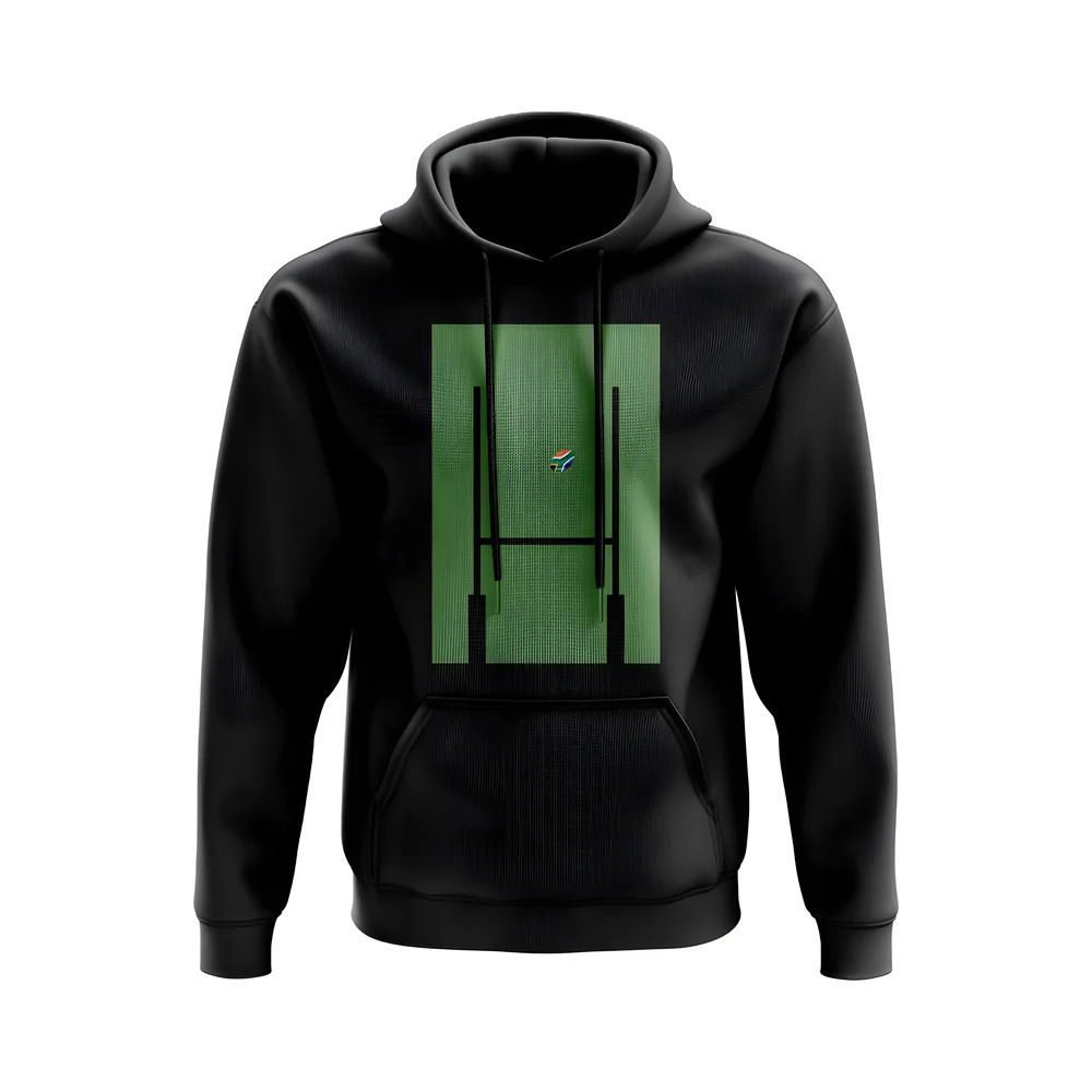 South Africa Rugby Posts Hoody (Black)