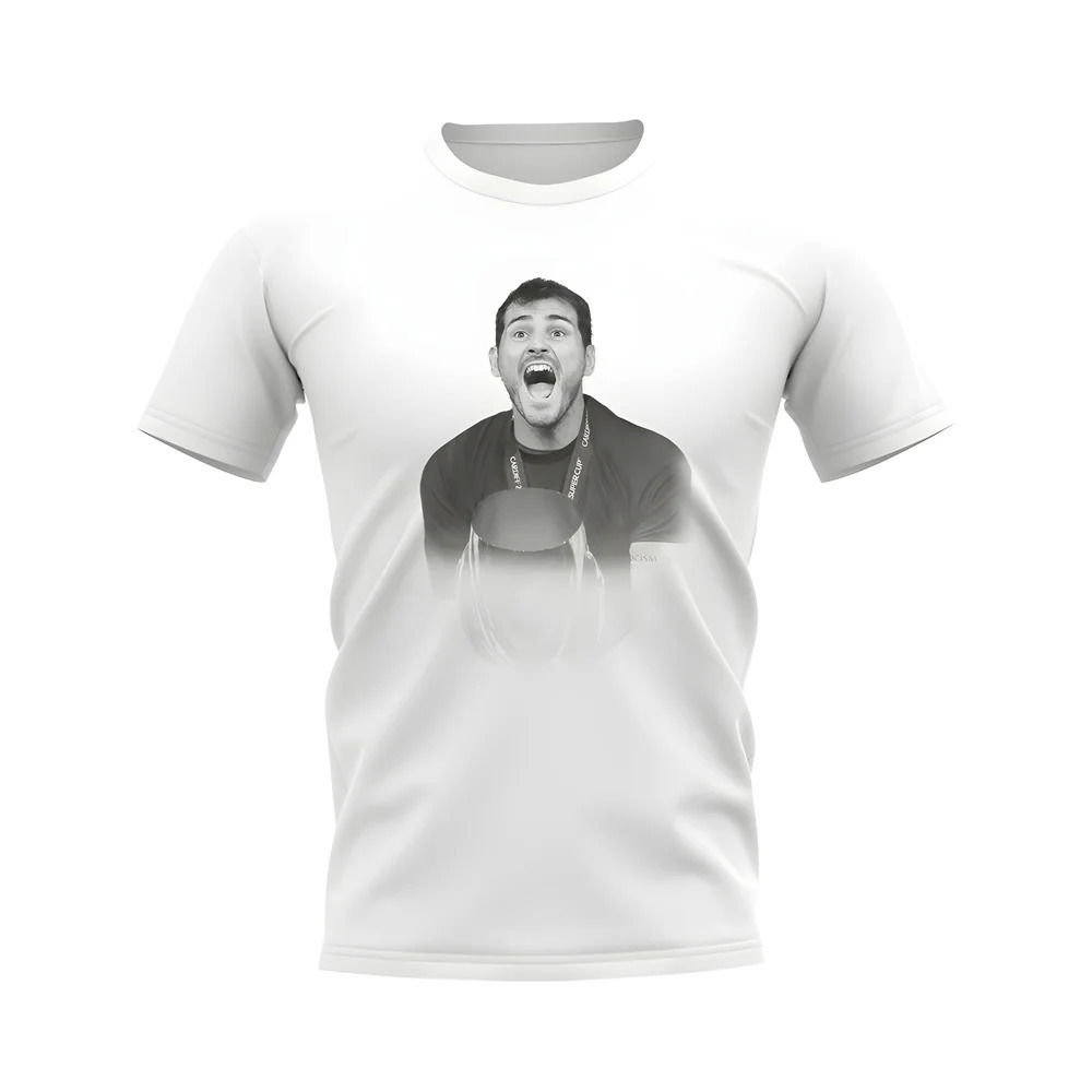 Iker Casillas Real Madrid Legend T-Shirt (White)