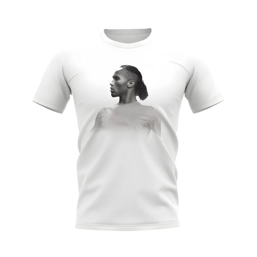 Didier Drogba Chelsea Legend T-Shirt (White)