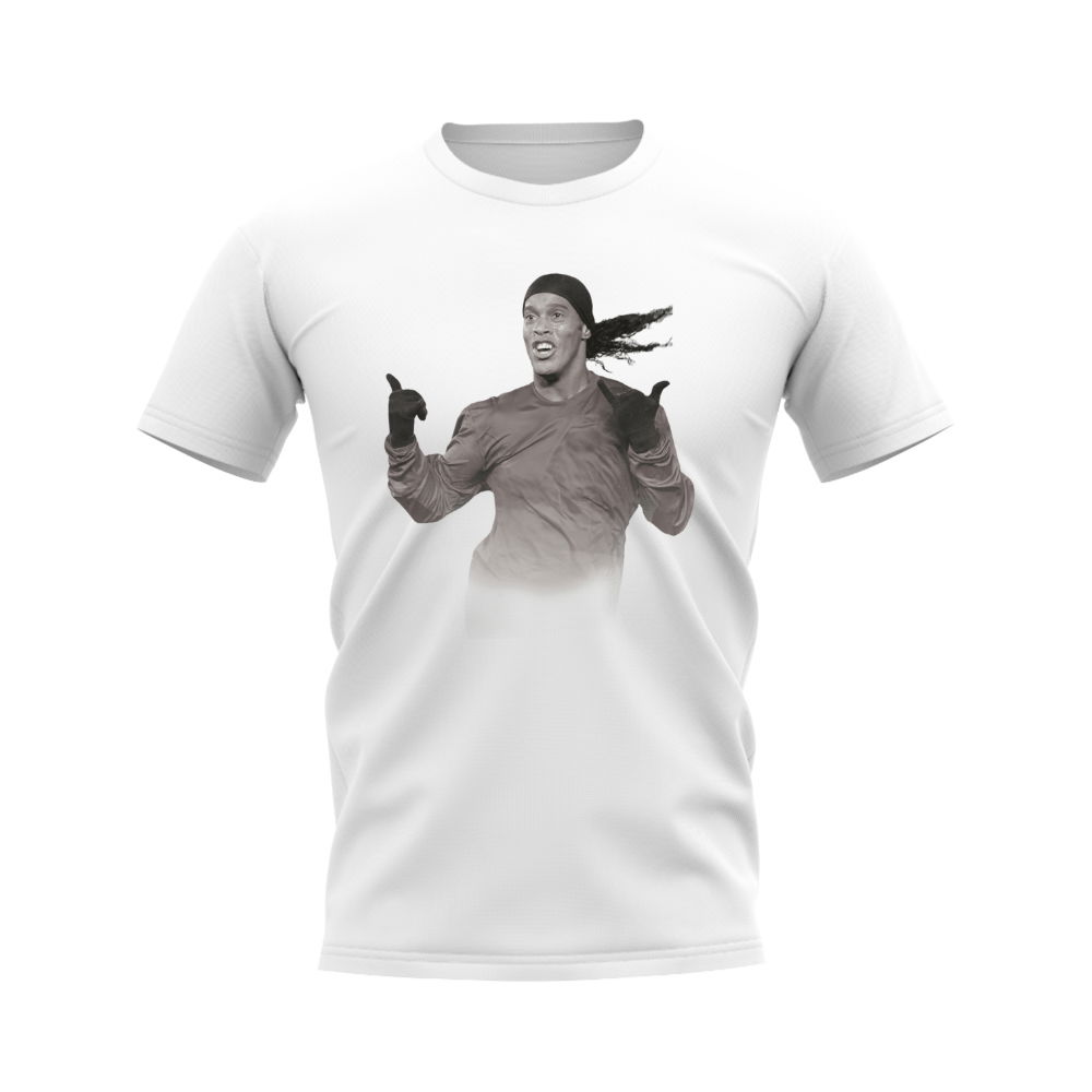 Ronaldinho Brazil Legend T-Shirt (White)