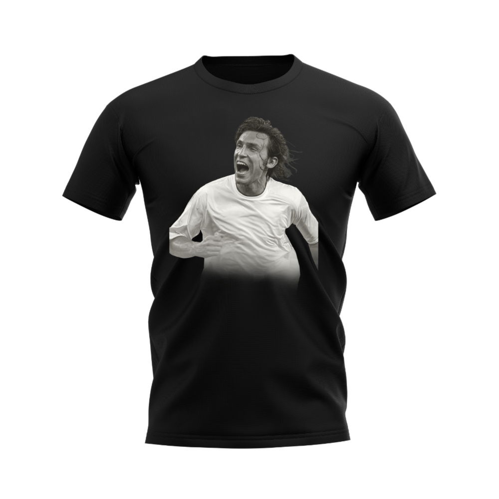 Andrea Pirlo Italy Legend T-Shirt (Black)