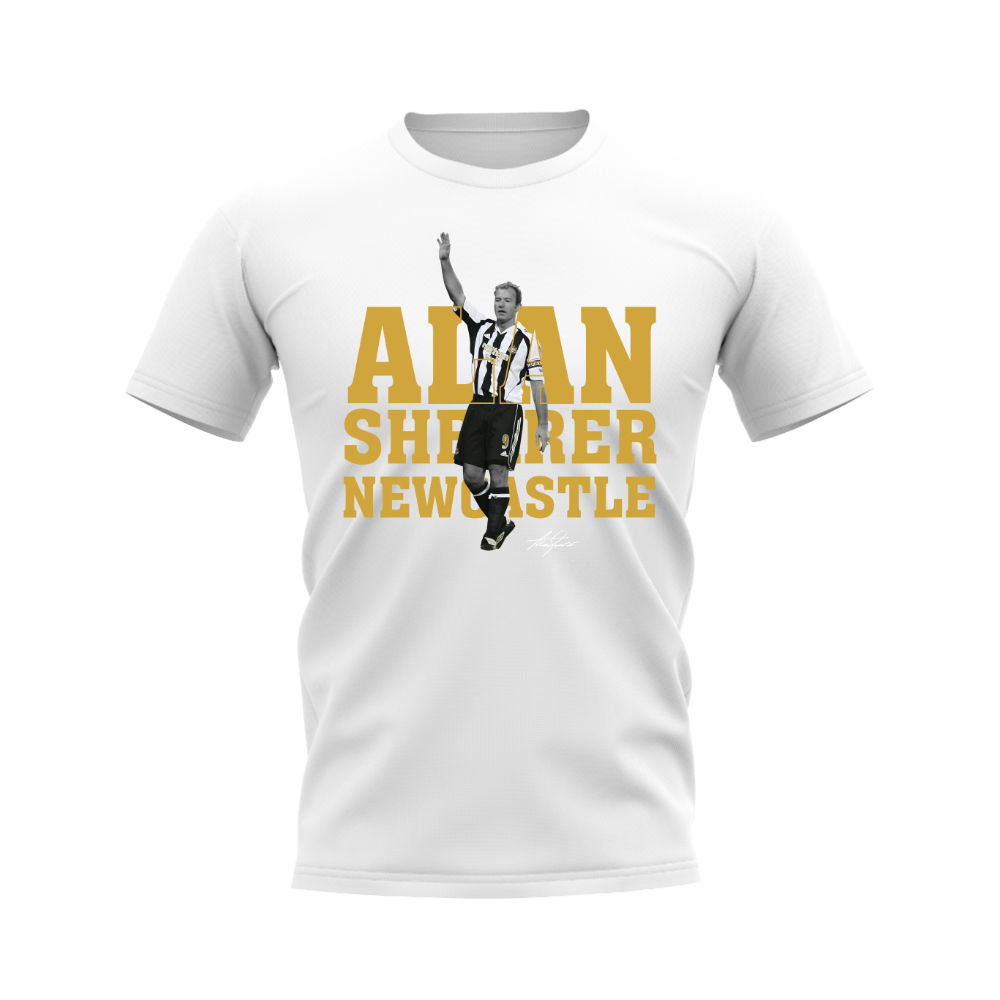 Alan Shearer Newcastle Player Tee (White)