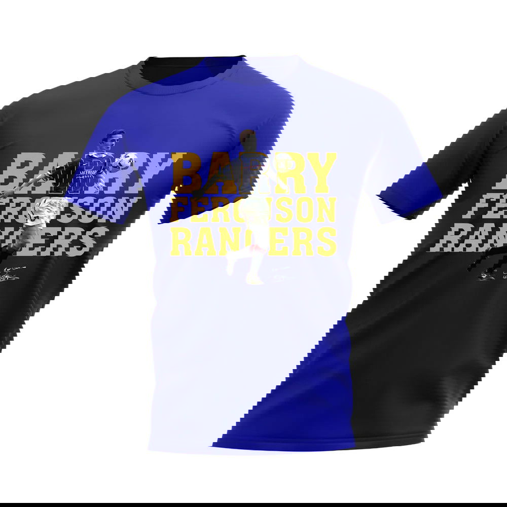 Barry Ferguson Rangers Player Tee (Blue)
