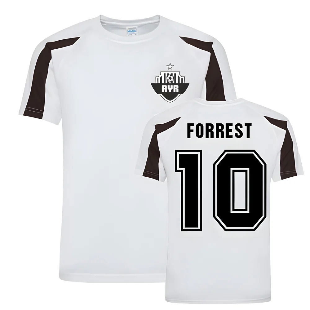 Alan Forrest Ayr United Sports Training Jersey-(White)