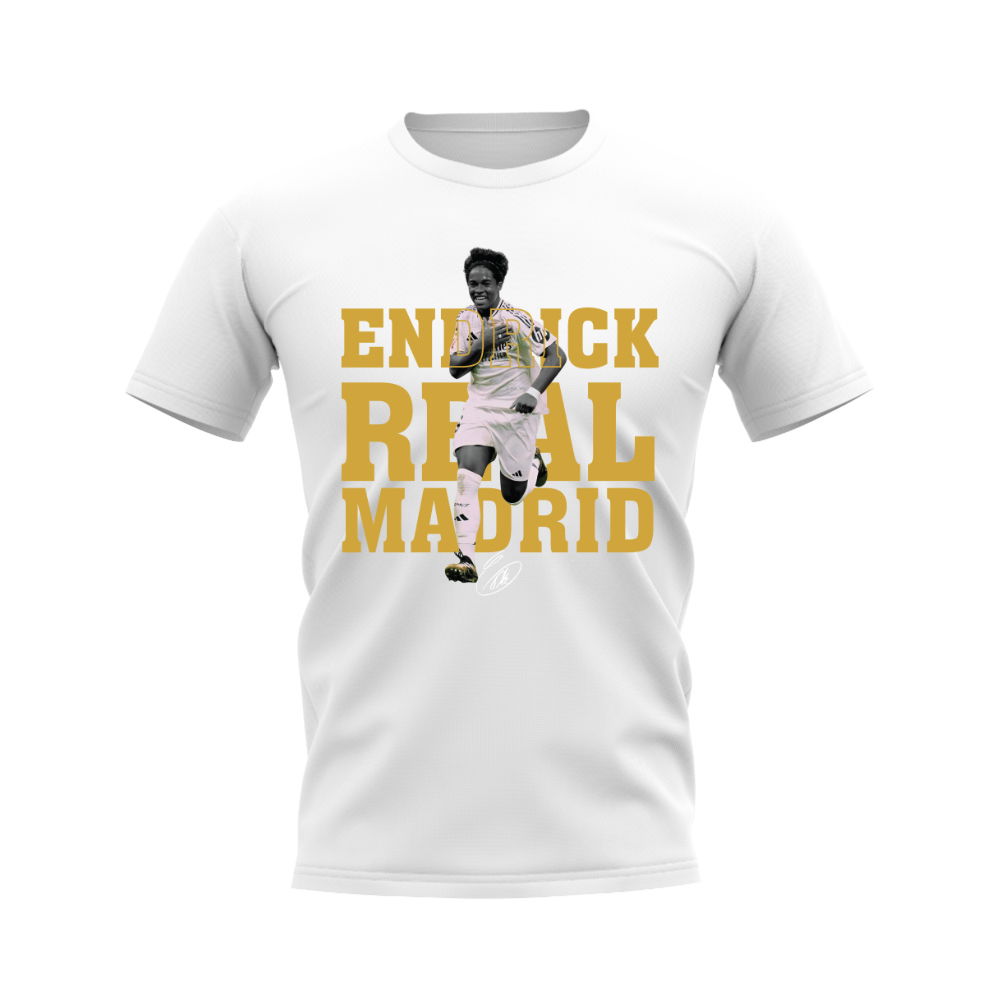 Endrick Real Madrid Player Tee (White)