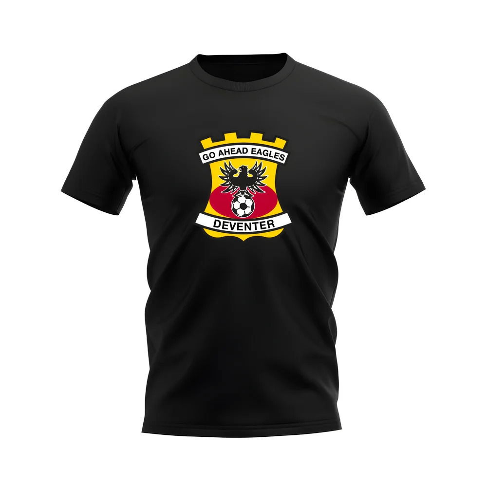Go Ahead Eagles Badge T-Shirt (Black)