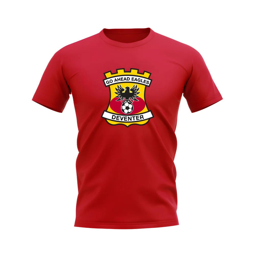 Go Ahead Eagles Badge T-Shirt (Red)