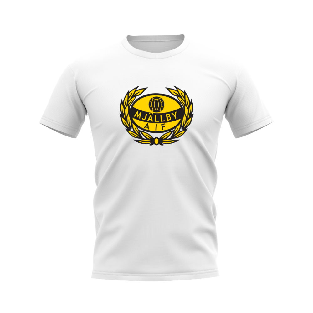 Mjallby Badge T-shirt (White)