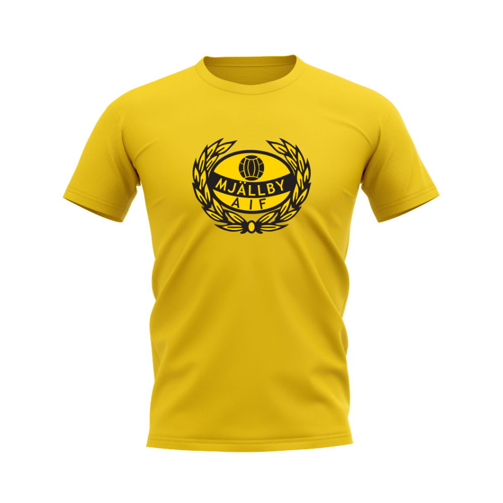 Mjallby Badge T-shirt (Yellow)