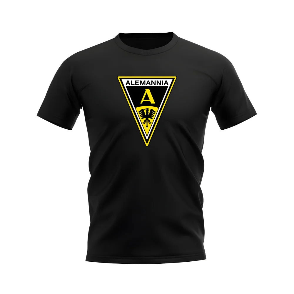Alemannia Aachen Badge T-shirt (Black)