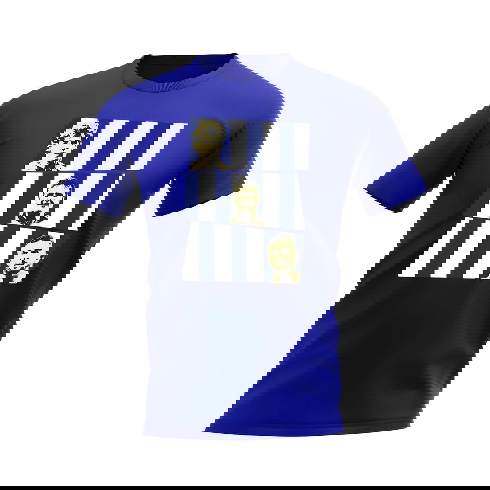 McCoist Gascoigne Ferguson Rangers T-Shirt (Royal Blue)