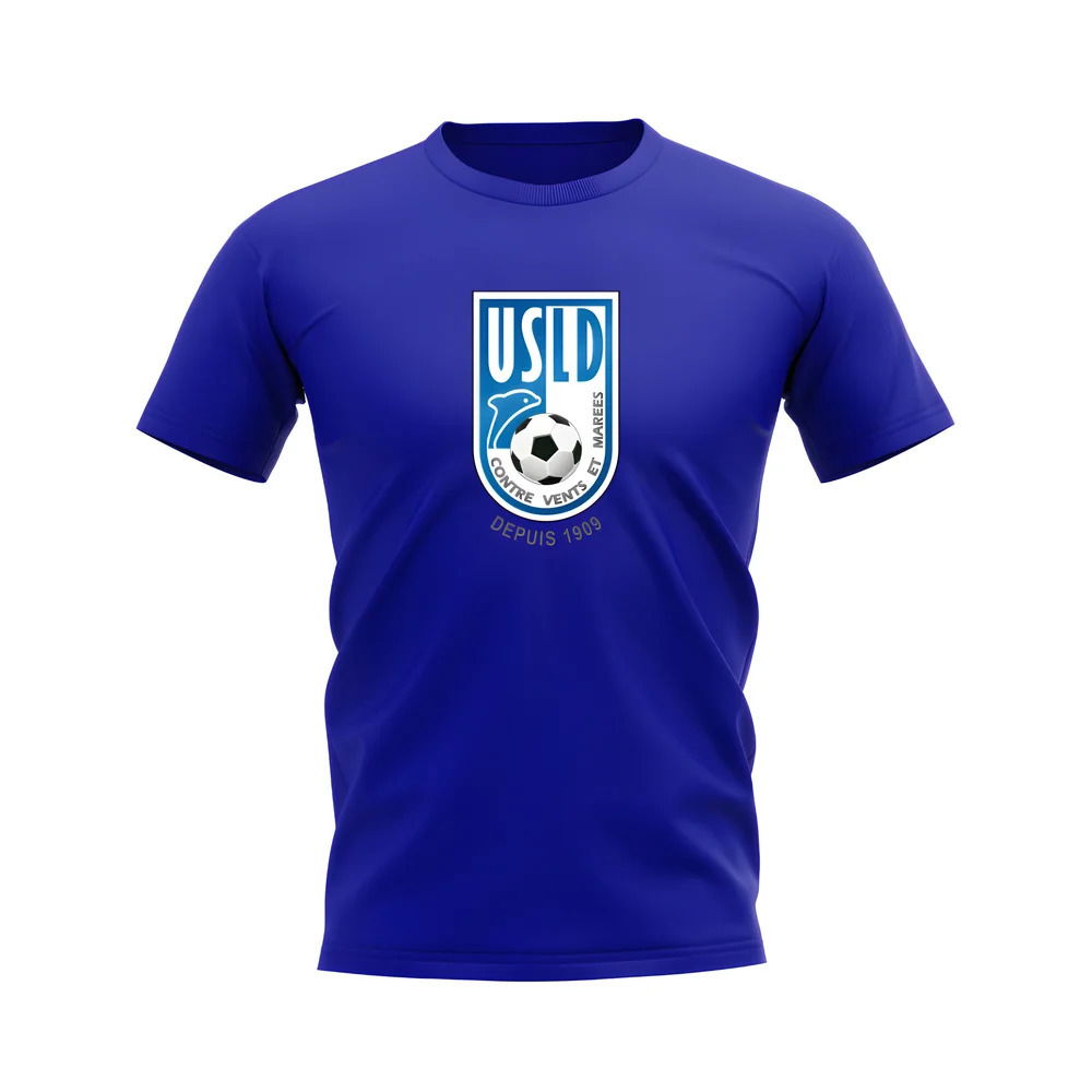 Dunkerque Badge T-shirt (Royal Blue)