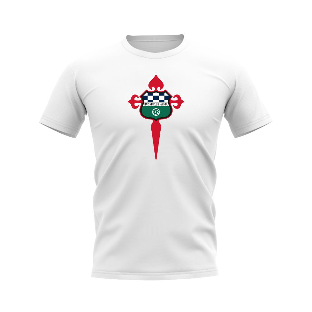 Racing Ferrol Badge T-shirt (White)