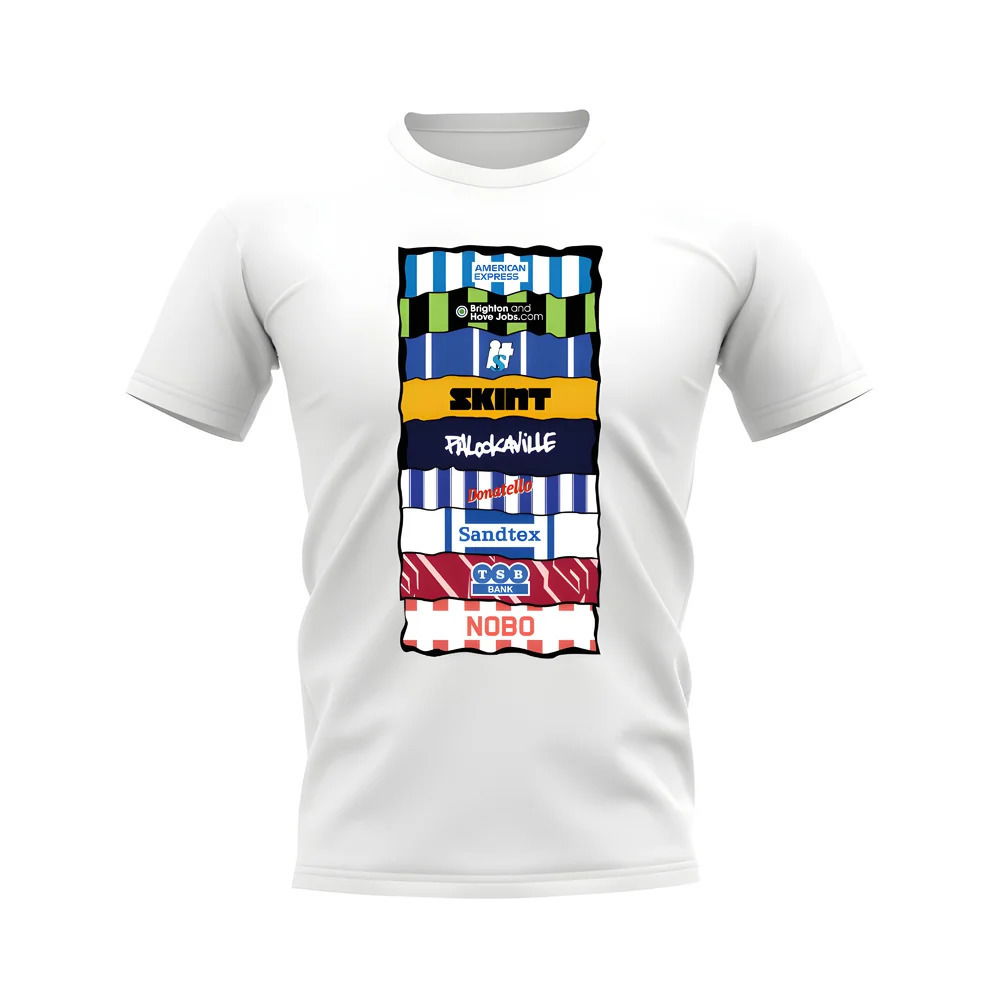 Brighton Sponsor History T-shirt (White)