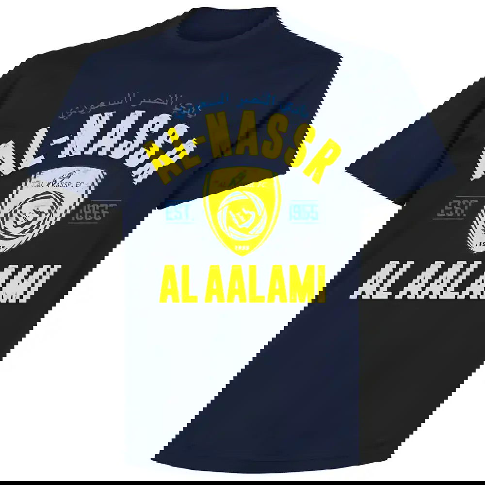 Al-Nassr Established T-Shirt - Navy