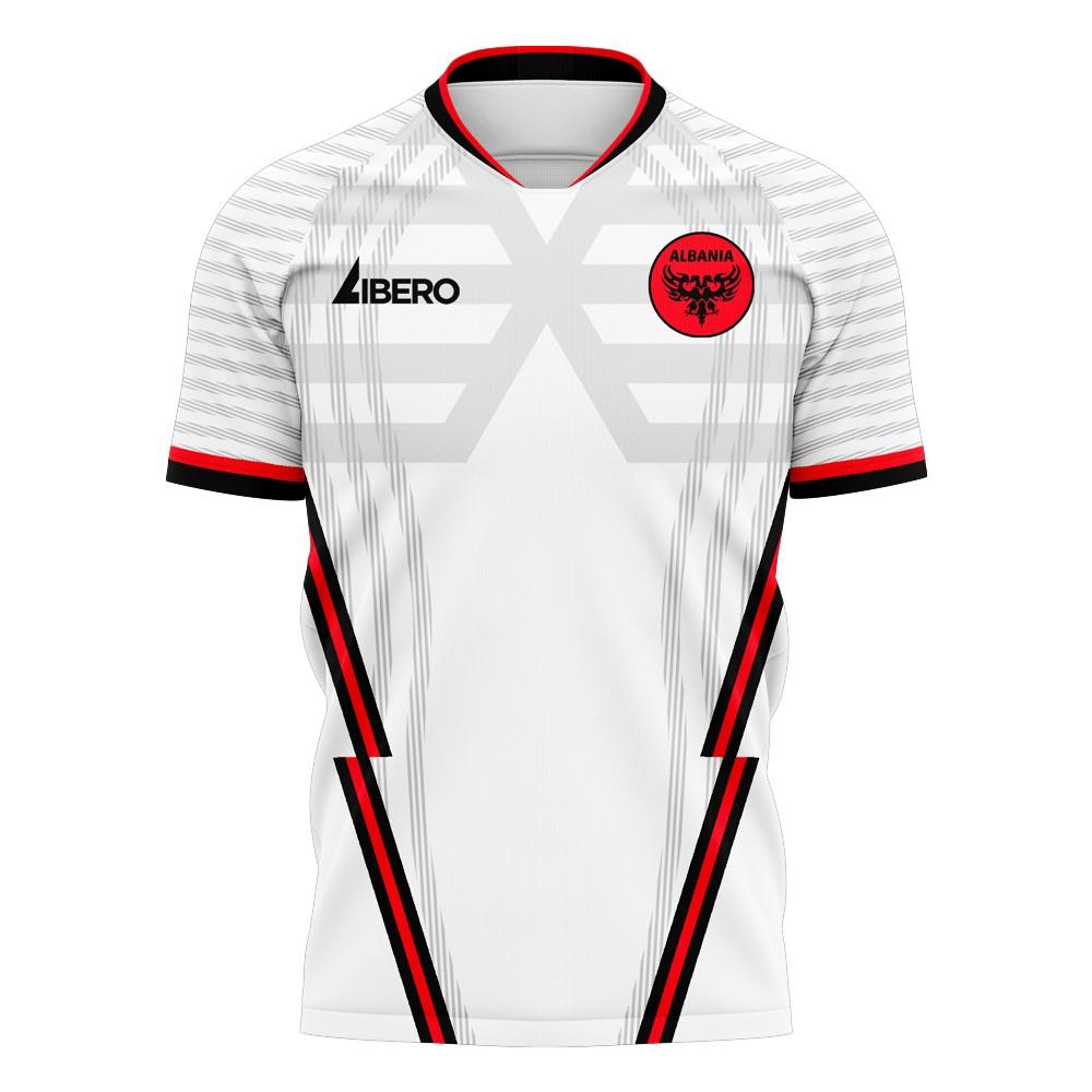 Albania 2025-2026 Away Concept Football Kit (Libero) - Little Boys