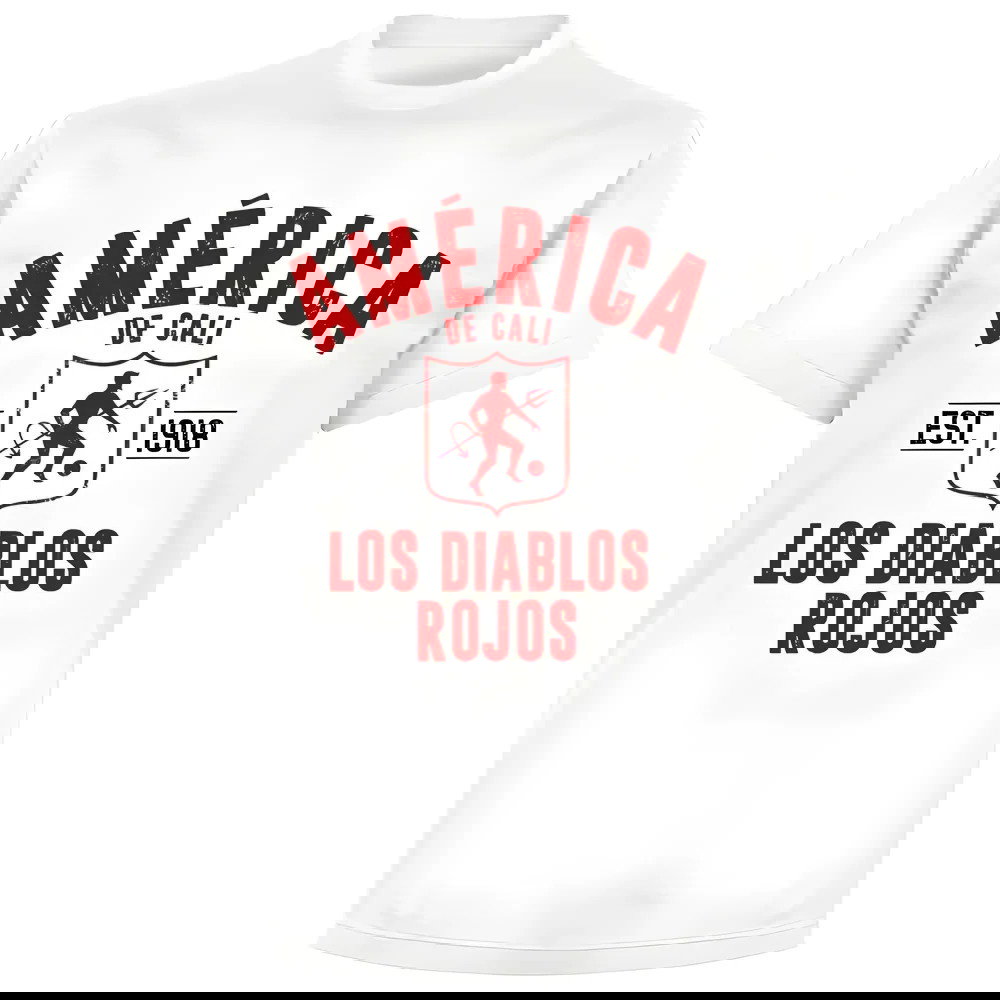 America de Cali Established T-Shirt - White