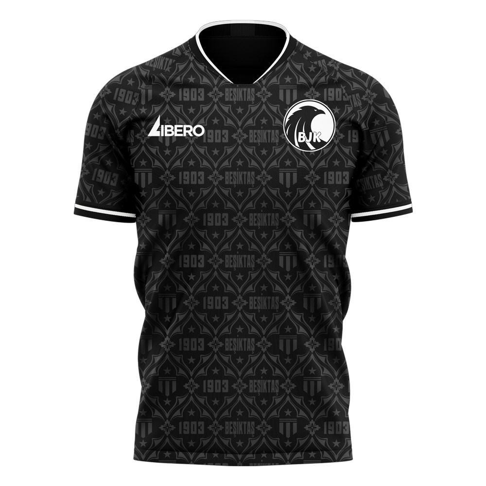 Besiktas 2025-2026 Away Concept Football Kit (Libero) - Kids