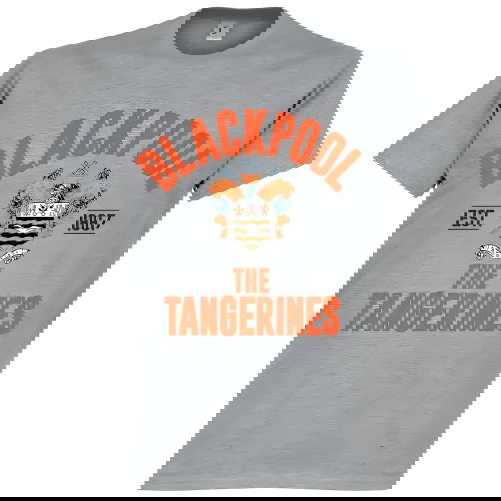 Blackpool Established T-Shirt - Grey