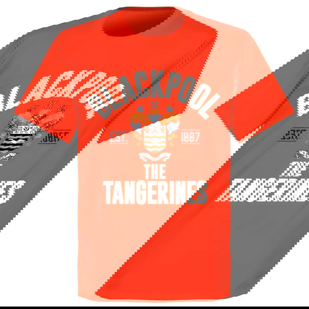 Blackpool Established T-Shirt - Orange