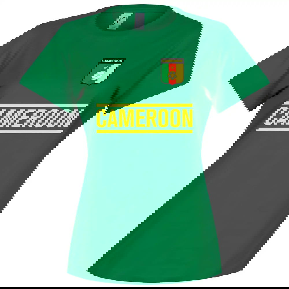 Cameroon Team Womens T-Shirt - Green