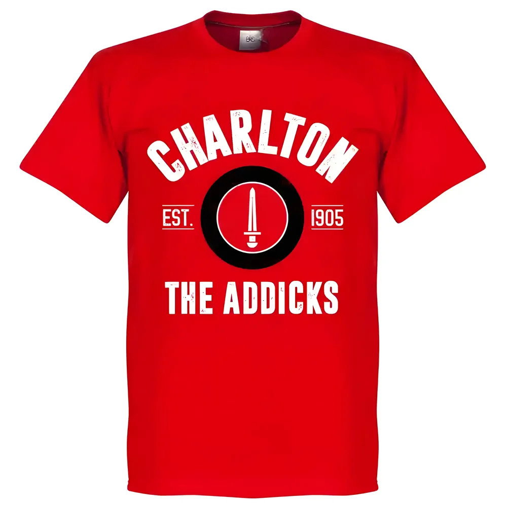 Charlton The Addicks Established T-Shirt - Red