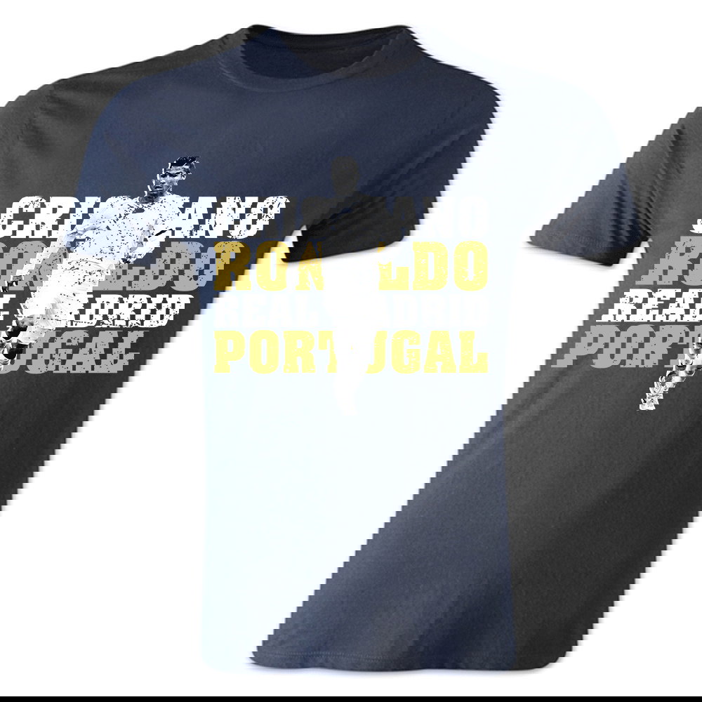 Cristiano Ronaldo Real Madrid T-Shirt (Navy)