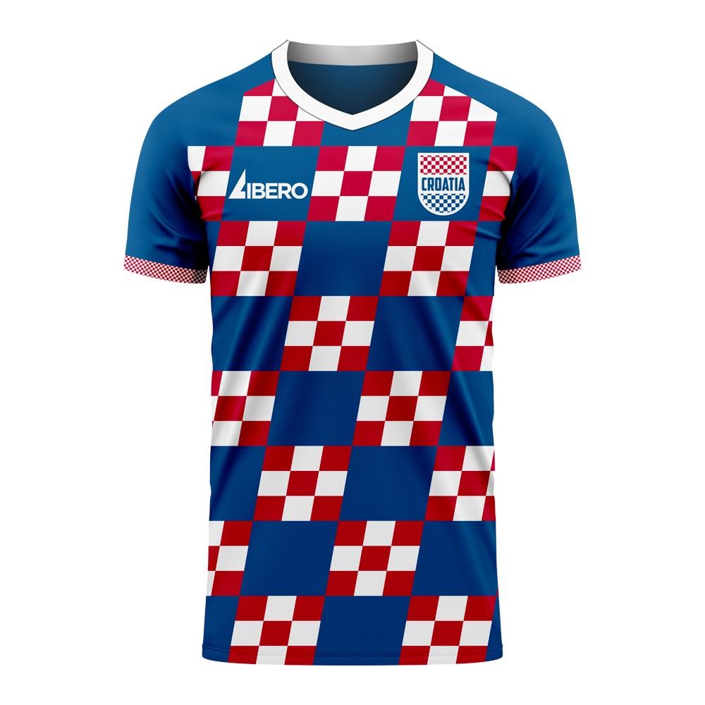Croatia 2025-2026 Away Concept Football Kit (Libero) - Kids