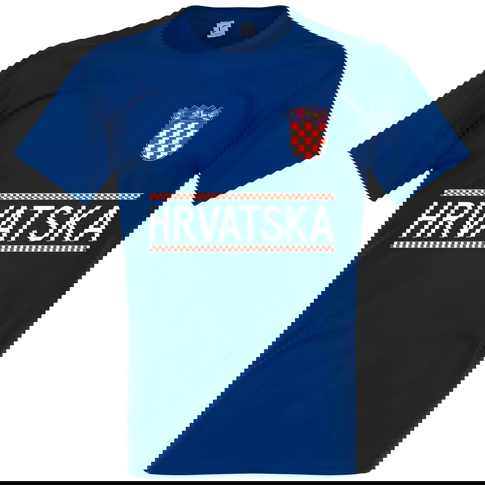 Croatia Team T-Shirt - Blue