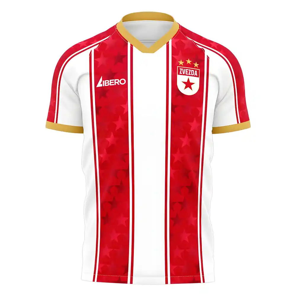  Red Star Belgrade 2025-2026 Home Concept Football Kit (Libero)