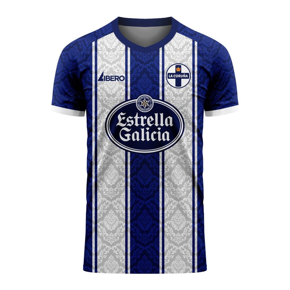 Deportivo La Coruna 2025-2026 Home Concept Football Kit (Libero) - Baby