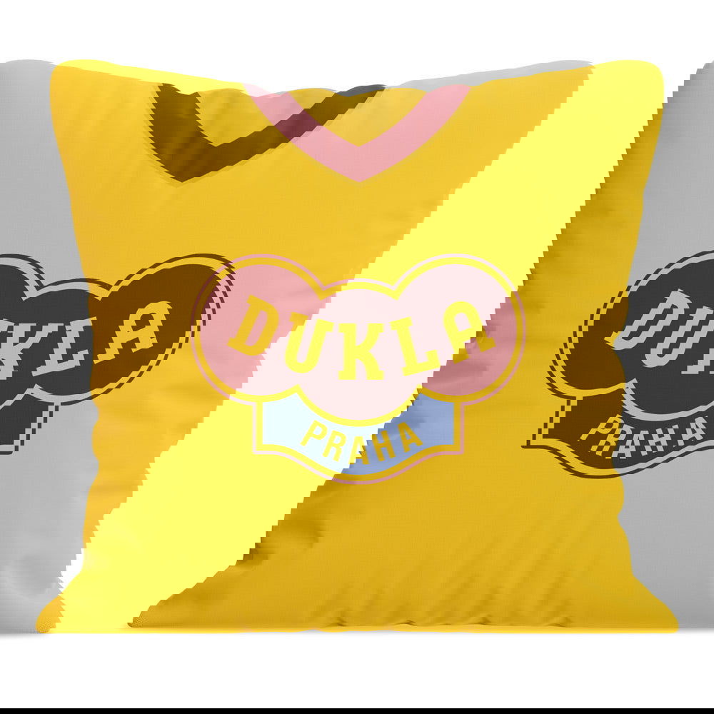 Dukla Prague Retro Football Cushion