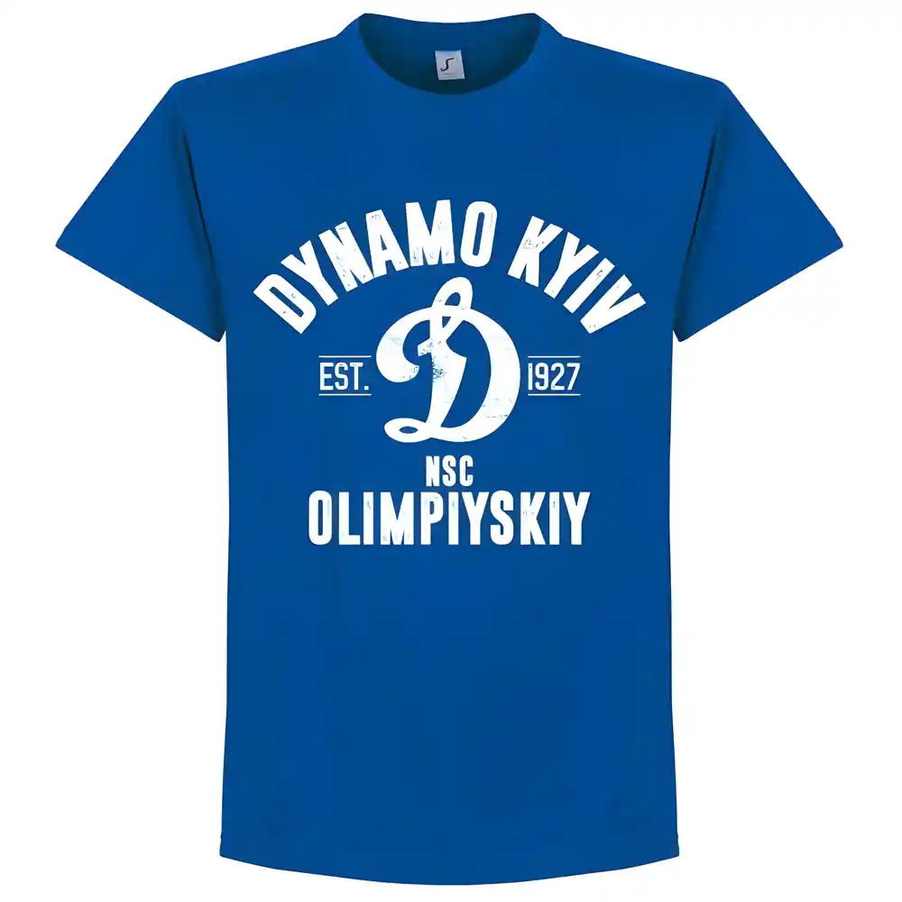 Dynamo Kyiv Established T-Shirt - Royal