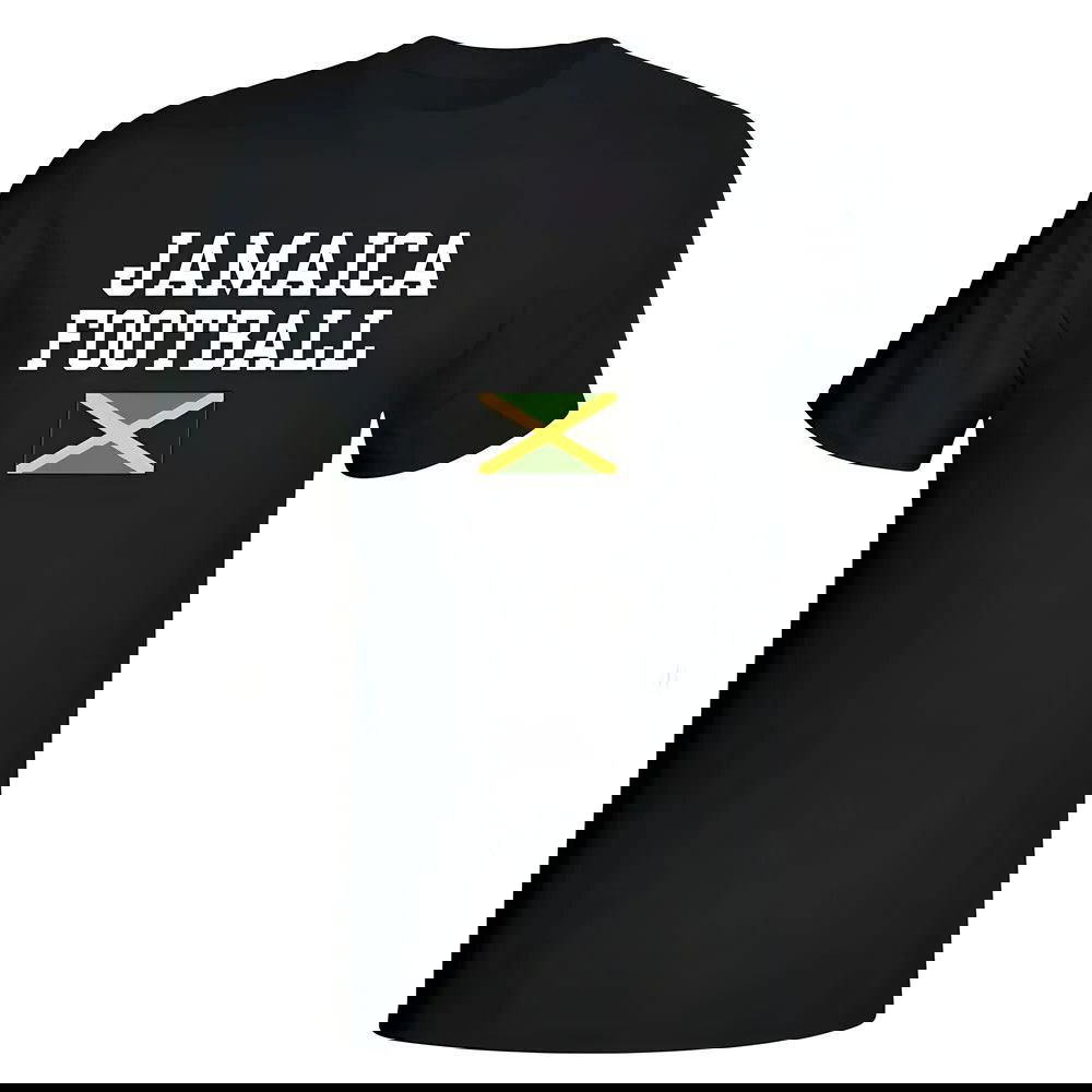 Jamaica Football T-Shirt - Black