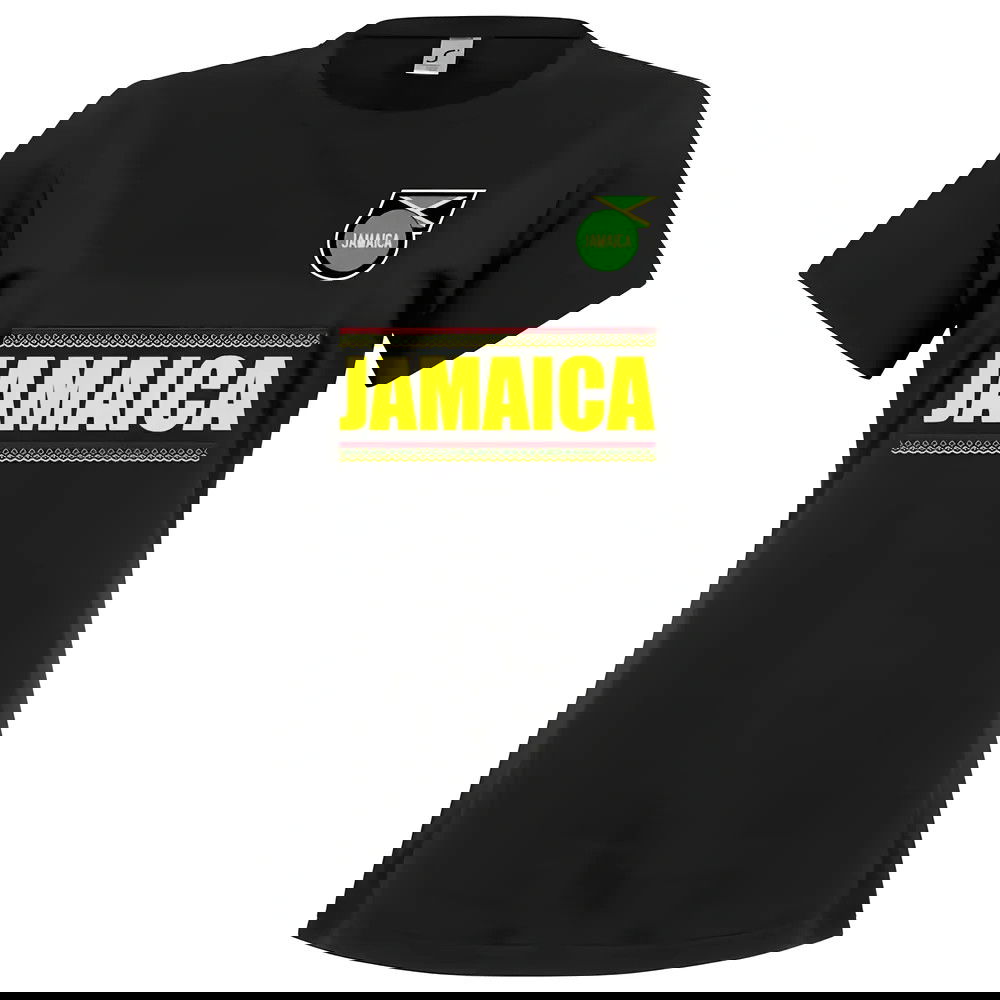Jamaica Team Womens T-Shirt - Black