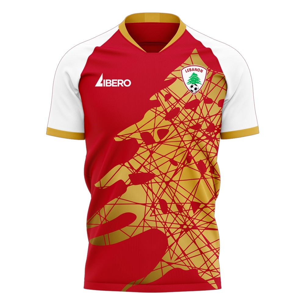 Lebanon 2025-2026 Home Concept Football Kit (Libero) - Little Boys