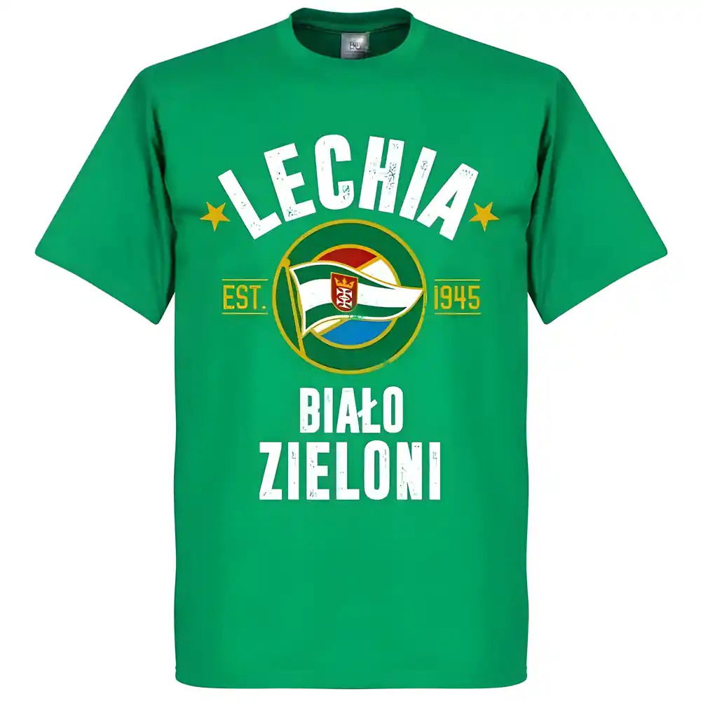 Lechia Gdansk Established T-Shirt - Green