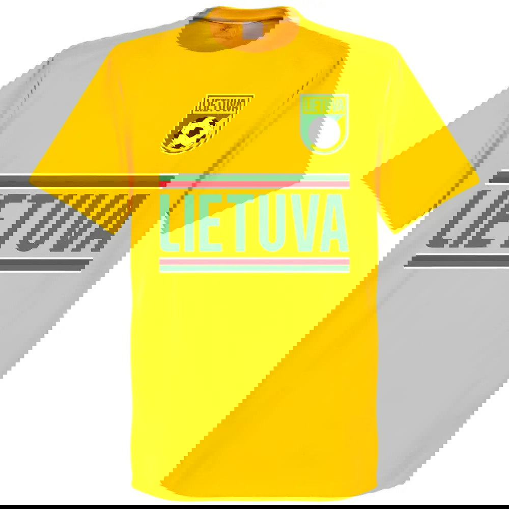Lithuania Team T-shirt - Yellow