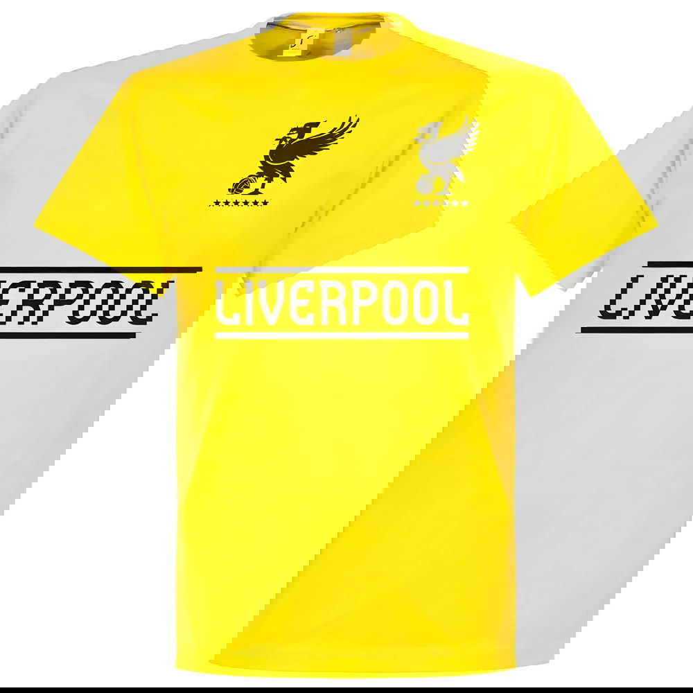 Liverpool Team T-Shirt - Yellow