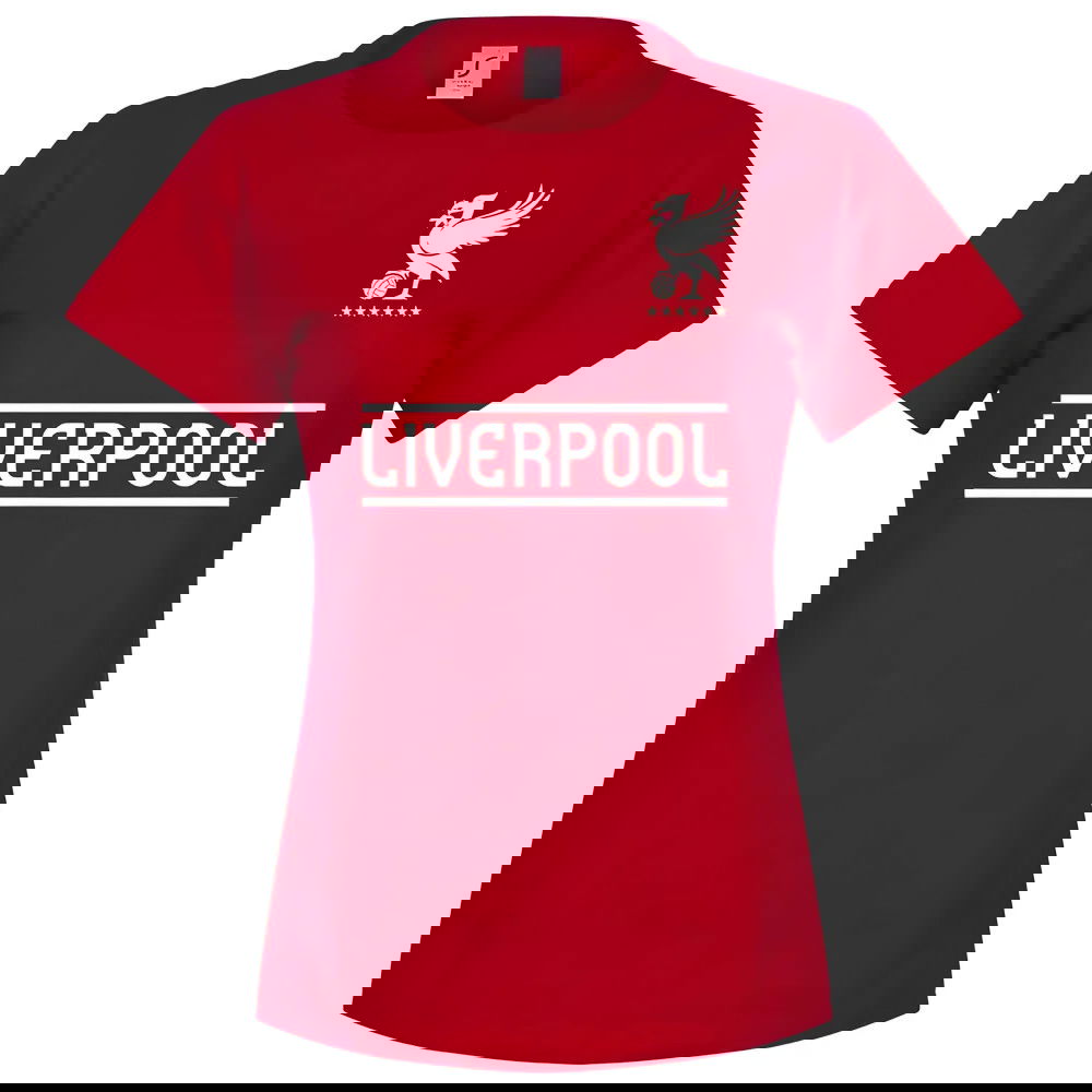 Liverpool Team Womens T-Shirt - Red