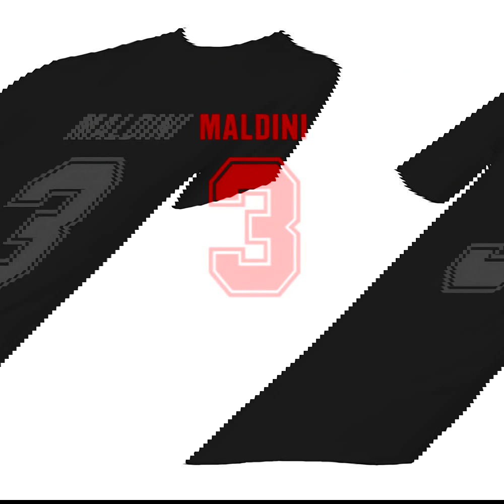 Paolo Maldini AC Milan Hero T-Shirt (Black)