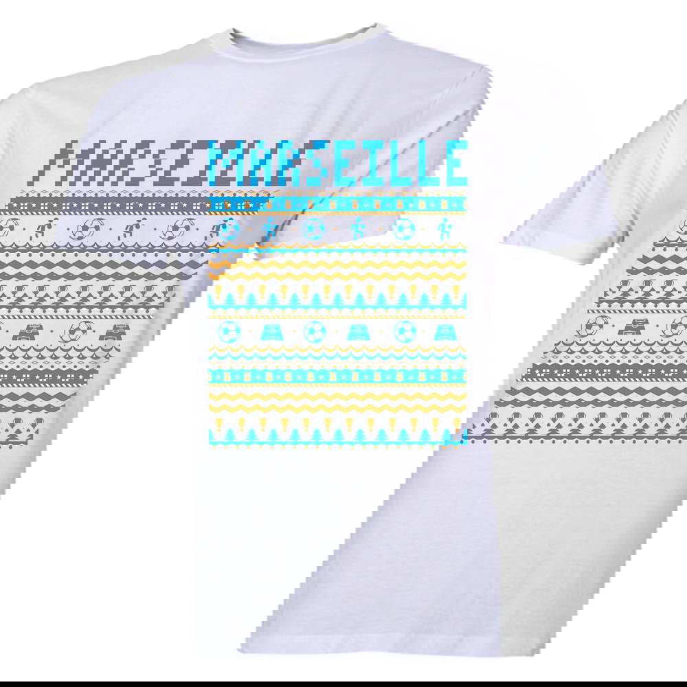 Marseille Christmas T-Shirt (White)